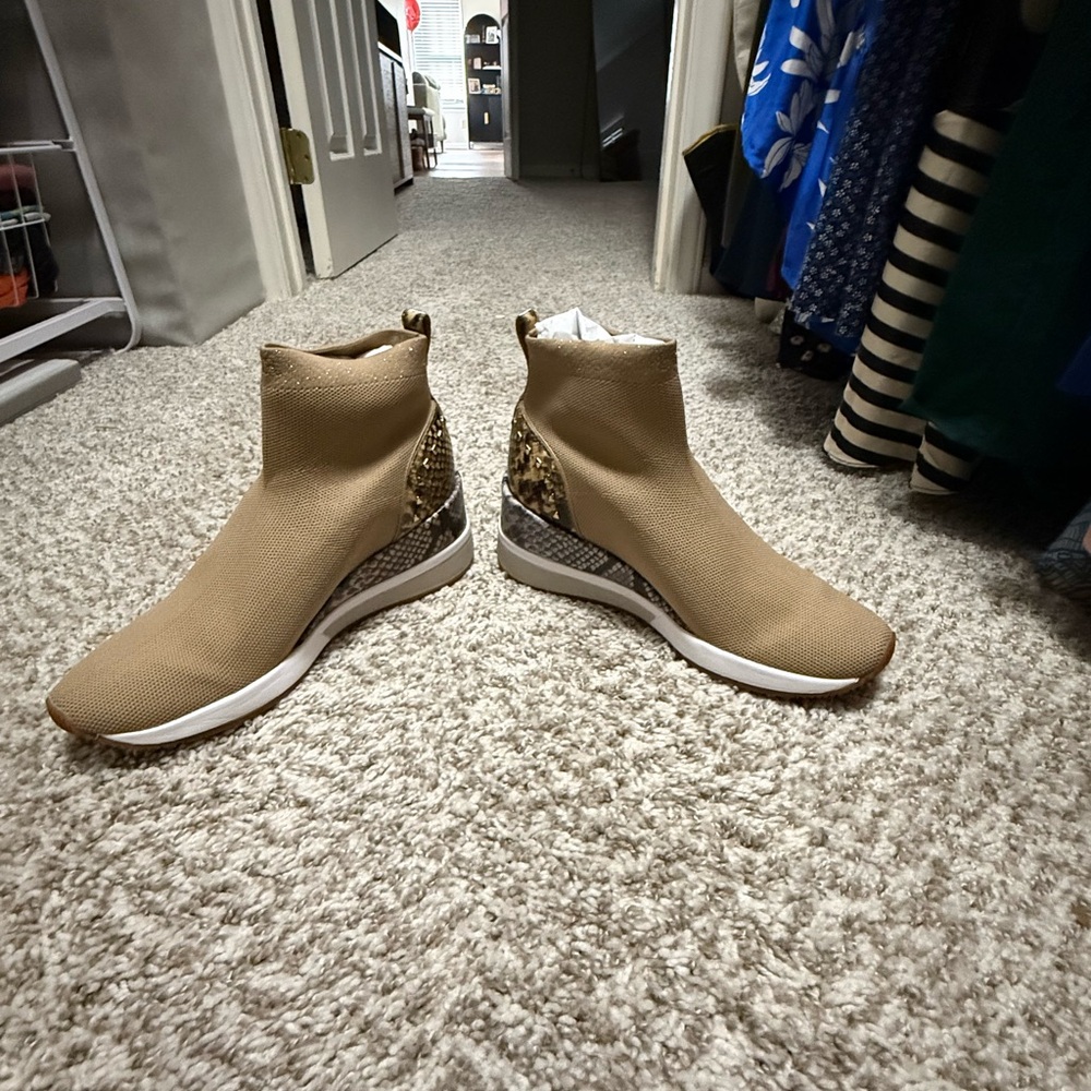 Michael Kors Tan Athletic Shoes - Picture 2 of 8
